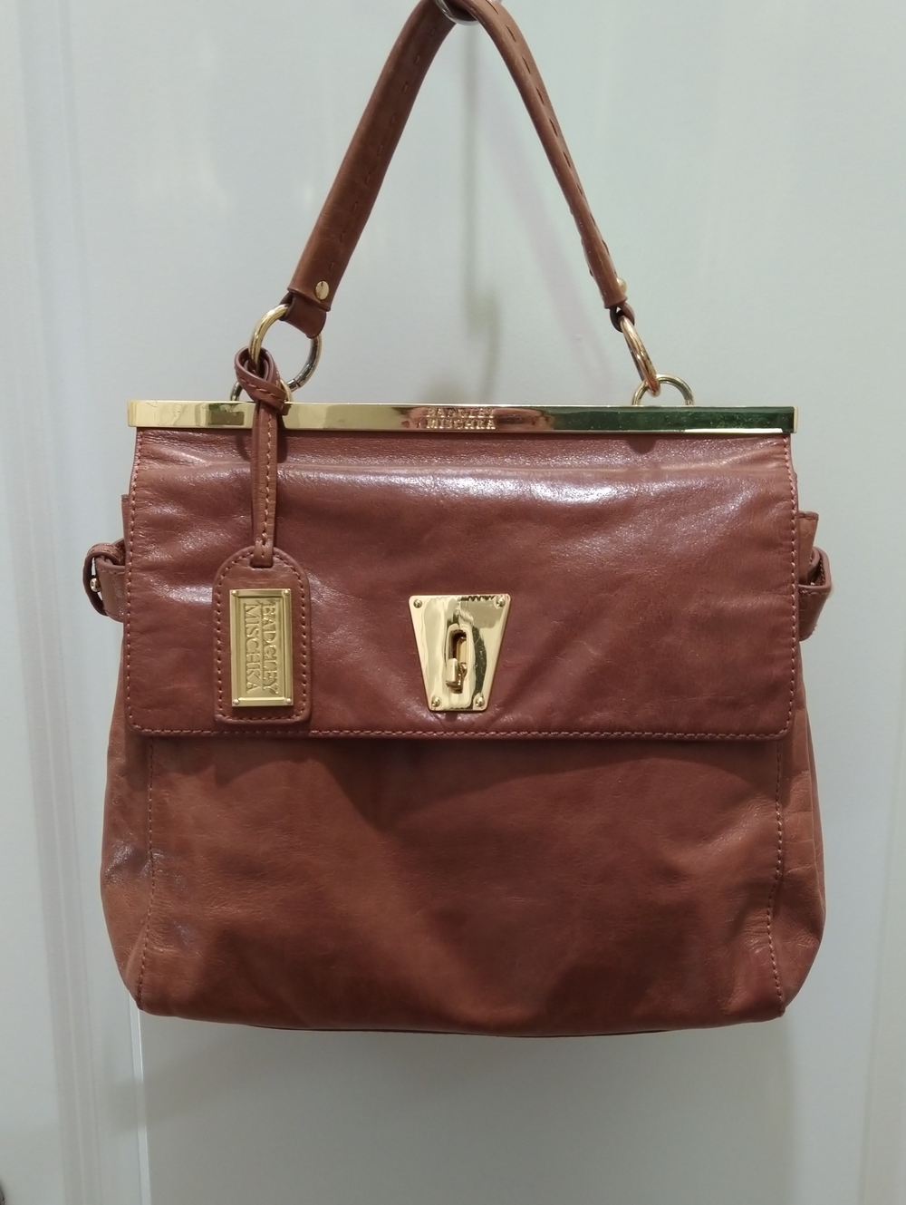 Badgley Mischka Top Handle Doctor Satchel EUC